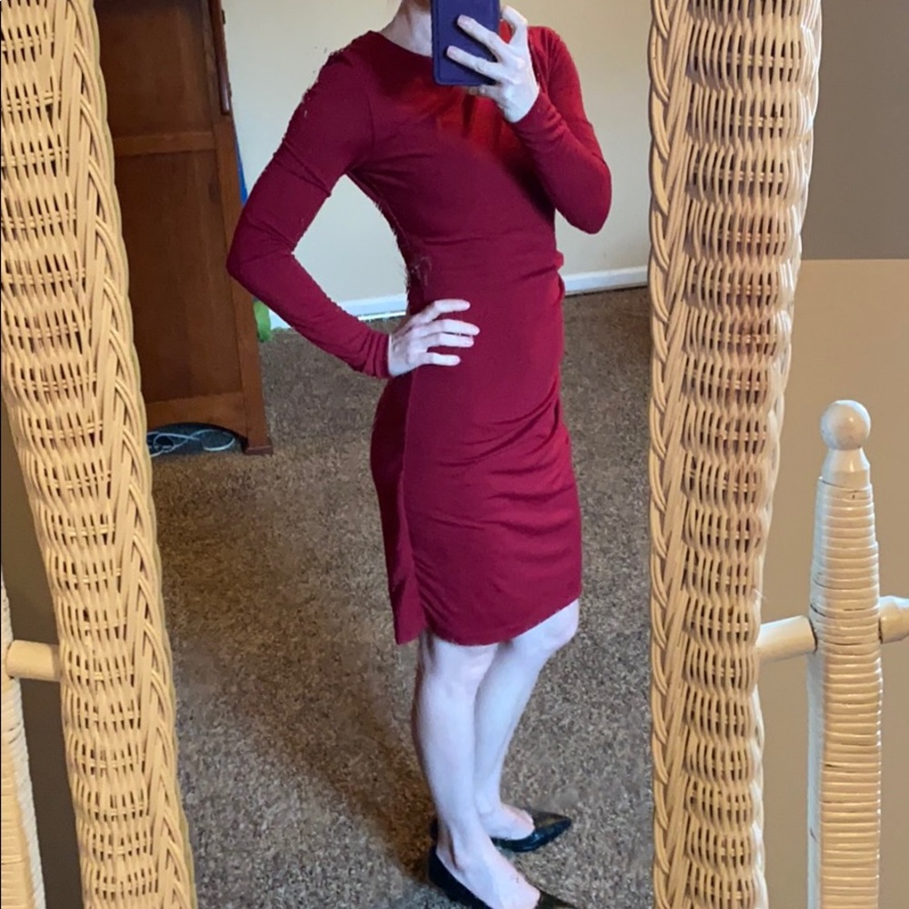 NWT Banana Reublic Ruched BodyCon Dress XS